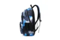 Zaino casual mimetico blu da studente, design spazioso ideale per l'utilizzo quotidiano e viaggi. - Blu