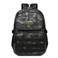 Camo casual travel backpack, large capacity waterproof school bookbag for outdoor students. - Green