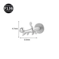F136 medical grade titanium dog shaped internally threaded labret stud earring piercing - Dog (Style 4) / 1.2x6mm (Internal Thread M0.9) / Silver