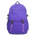Violetter Arbeit Stil Rucksack Freizeit Schulranzen Mehrfach Fach Reise Tagesrucksack - Lila
