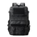 Robuster taktischer Rucksack mit großem Fassungsvermögen für Outdoor-Reisen. - Tarnung Schwarz