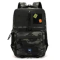 Tactische Camouflage Rugzak Outdoor Wandelen Reizen Grote Capaciteit Tas Nieuw - Zwart Camouflage