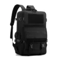 Schwarzer taktischer Rucksack große Kapazität Outdoor Reisen Wandern Klettern Daypack - Schwarz