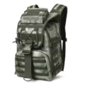 Tarnfarbiger taktischer Rucksack für Outdoor-Sportarten, Wandern und militärisches Training. - Dunstgrün