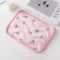 Tappetino rinfrescante estivo impermeabile rosa stampa pesca tappetino da sonno per piccoli animali - Pesca Rosa / Medio - [31*21 cm]