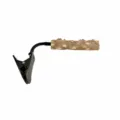 Posatoio per uccelli con clip 15cm supporto in legno tubo flessibile accessori gabbia - Nuovo Supporto Universale in Metallo (Antimorso Antiscivolo)