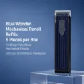 Mine di matita per falegnameria blu, 6 pezzi per scatola, mina 2,8 mm per fori profondi. - Set da 6 pezzi / Blu