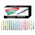 Set de 168 rotuladores acrilicos pincel con carta de colores para dibujo y manualidades. - Set de tinta líquida (Antiguo) - 168 colores