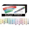 120 Colores Rotuladores Acrílicos Punta Pincel Pintura al Agua para Niños Estudiantes Arte y DIY - Set de tinta líquida (Antiguo) - 120 colores