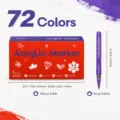 72 farbige acryl marker stifte set mit box, schnelltrocknende wasserbasierte stifte malerei. - 72 Farben in Farbbox