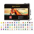 Set de 60 Rotuladores de Pintura Acrílica Doble Punta para Piedra Lienzo Cerámica - 60 Colores