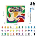 36 colors acrylic markers set water-based art paint pens for student drawing graffiti crafting - 36 Colors Set