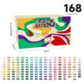 168 Farben Acryl Marker Set Pinselspitzen Stifte für Steinmalerei Leinwand Holz DIY Graffiti - 168 Farben Set