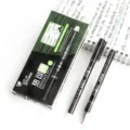 0.7mm erasable gel pens set with box black blue red ink thermosensitive school stationery - 0.7mm / Black