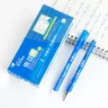 0.7mm blue erasable gel pen thermosensitive friction pen office school stationery supply - 0.7mm / Blue