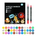 Set van 36 dubbelzijdige acrylmarkeerstiften voor steen schilderen en keramiek graffiti - Kleur 36