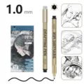 1.0mm drafting pen waterproof sketching fine liner art drawing marker pen for students - Style 1