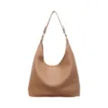 Klassische gewebte Damentasche, große Kapazität PU Leder Hobo Bag für Alltag und Pendeln. - Khaki