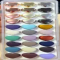 Set van 30 hartvormige magnetische hijab spelden, kleurrijke magnetische broches. - Hart / 30 Stuks/Verpakking / Willekeurig Gemengde Kleuren