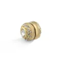 Clip perhijab magnetica dorata con strass scintillanti in elegante design a spirale - Oro