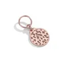 Rose gold cutout scarf buckle metal bag pendant accessory stylish fashion ornament - Filigree Pattern / Rose Gold