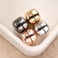 Set van 4 magnetische kraanknoppen, elegante metalen magneetspeldjes en sjaalclips voor dames. - Verpakking van 4 / Combinatie 3