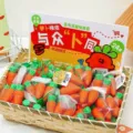 Joli ensemble de gommes en forme de carotte, papeterie créative pour enfants et étudiants. - Gomme Carotte