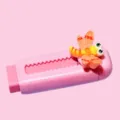 Süßer Cartoon Libelle Schiebe Radiergummi Rosa Variante für Schüler Schreibwaren - Libellen-Radiergummis