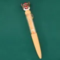 Süßer Weihnachtssilikon Gelstift schwarzer Tinte Cartoon Briefpapier Schulbedarf Geschenk - Weihnachtsrentier / 0.5mm