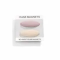 Set di magneti per hijab senza strappi, spille magnetiche resistenti per sciarpe. - Rosa + Albicocca beige