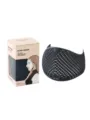 Corona hijab antiscivolo fascia in rete nera sottocuffia accessorio capelli volume - Stile Morbido / Imballaggio Scatola Grande / Nero