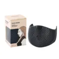 Black anti-slip hijab crown volume booster headpiece with product packaging box for daily wear. - Anti-Slip Style / Large Box Packaging / Black