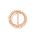 Anello per sciarpa in perle oro rosa, clip orlo T-shirt versatile e accessorio elegante. - Stile Perla Tonda Svuotata / Oro rosa