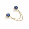 Magnetische broekomslag clip gouden blauwe kristallen ketting verkorting accessoire nieuw - Goud