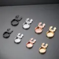 Set di Gemelli e Copribottoni per Camicia in Metallo con Colori e Dimensioni Varie Scelte - Piccolo Stile Lucido / Oro rosa
