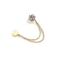 Gouden magnetische kleding gesp taille clip met strass bloem en ketting mode accessoire. - 443 Multicolor strass-steentjes