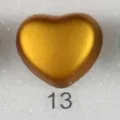 Chiusura magnetica per scialle a forma di cuore in oro opaco bottone variante SKU - 13#