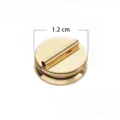 Gouden magnetische broche converter houder 1.2cm geen doorboring speld accessoire - Klein 1.2cm / Goud