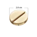 Gouden magnetische broche convertor magneet speld achterkant houder 2.0 cm diameter - Groot 2.0cm / Goud