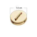 Gouden magnetische broche convertor sluiting pin achterkant metaal maat 1.6cm sieraad accessoire - Middel 1.6cm / Goud