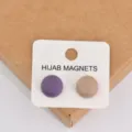 2pz spille hijab magnetiche rotonde opache foulard musulmano magneti accessori spilla - N. 3 (Confezione da 2)