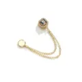 Gouden magnetische taille gesp strass ketting t-shirt zoom clip mode stijl pro max - 451 Suikerklontje grijs