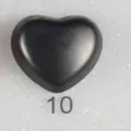 Epingle Hijab Magnetique Coeur Noir Mat Variante 10 - Aimant Fixation Foulard - 10#
