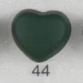 Aimant hijab cœur vert mat, clip de fixation pour foulard sécurisé, accessoire élégant. - 44#