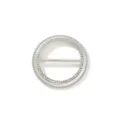 Fibbia per sciarpa in strass argento, clip per nodo t-shirt versatile per stile alla moda. - Anello Stella Pave Diamante / Argento
