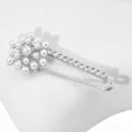 Spilla di Sicurezza Perle Strass Fibbia Sciarpa Cappotto Versione Argentea Sku Var - 8# Argento
