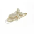 Elegante spilla di sicurezza a farfalla con strass, fermaglio dorato per sciarpa chic. - Farfalla dorata [7*3,6 cm]