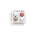 Magneti per hijab set da 4 pezzi, clip triangolari antiscivolo per foulard magnetiche. - Set da 4 pezzi fresco