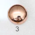 Bottoncino magnetico rotondo in oro rosa per scollatura, pratica chiusura senza cuciture. - N.3