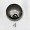 Variante di bottone a pressione magnetico rotondo grigio scuro, SKU pezzo singolo. - Taglia 4